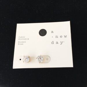 NWT Cubic Zirconia Nickel Free Earrings